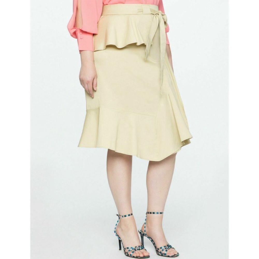 Peplum Ruffle Skirt